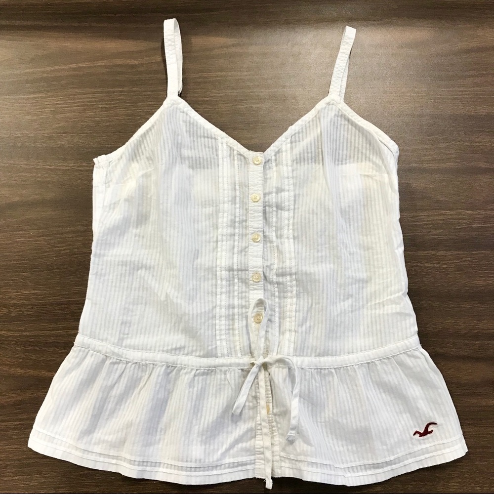 White spaghetti strap shirt